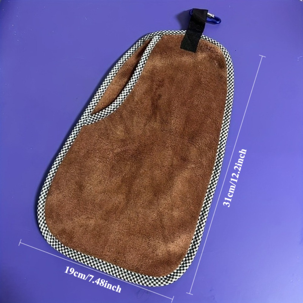 Fishing Hook Size - منشفة صيد السمك مزودة بخطاف، تصميم