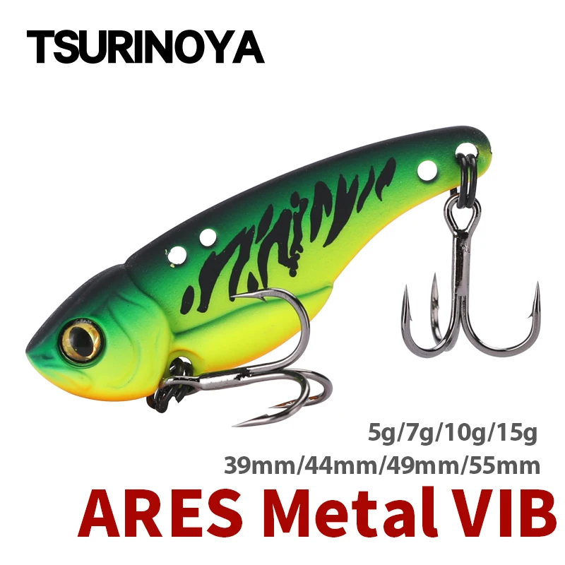 Fishing Hook Treble - TSURINOYA الصيد الصعب إغراء المعادن VIB