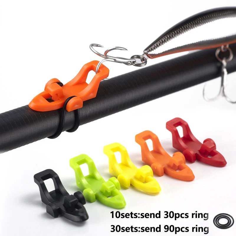 Fishing Hook Jig - 1-10 قطع حامل خطافات صيد السمك