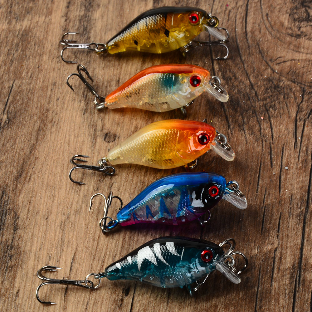 Fishing Hook Treble - 5 قطعة كرانكبيتس العائمة الطعم الصيد