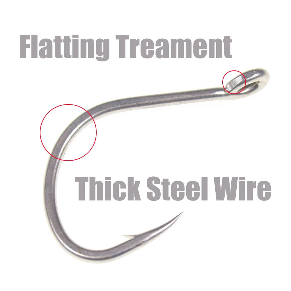 10 قطعة ماتي القصدير مكافحة ال - مراجعة Fishing Hook Offset وسعره