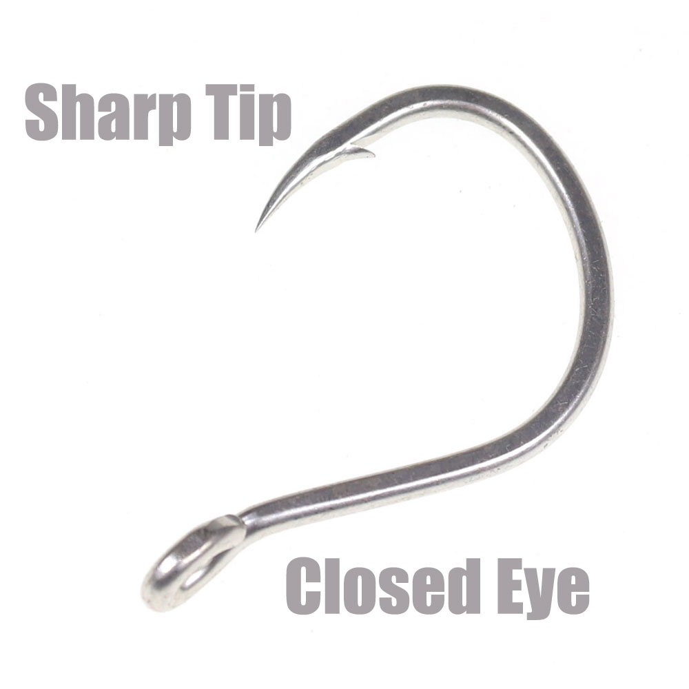 10 قطعة ماتي القصدير مكافحة ال - مراجعة Fishing Hook Offset وسعره