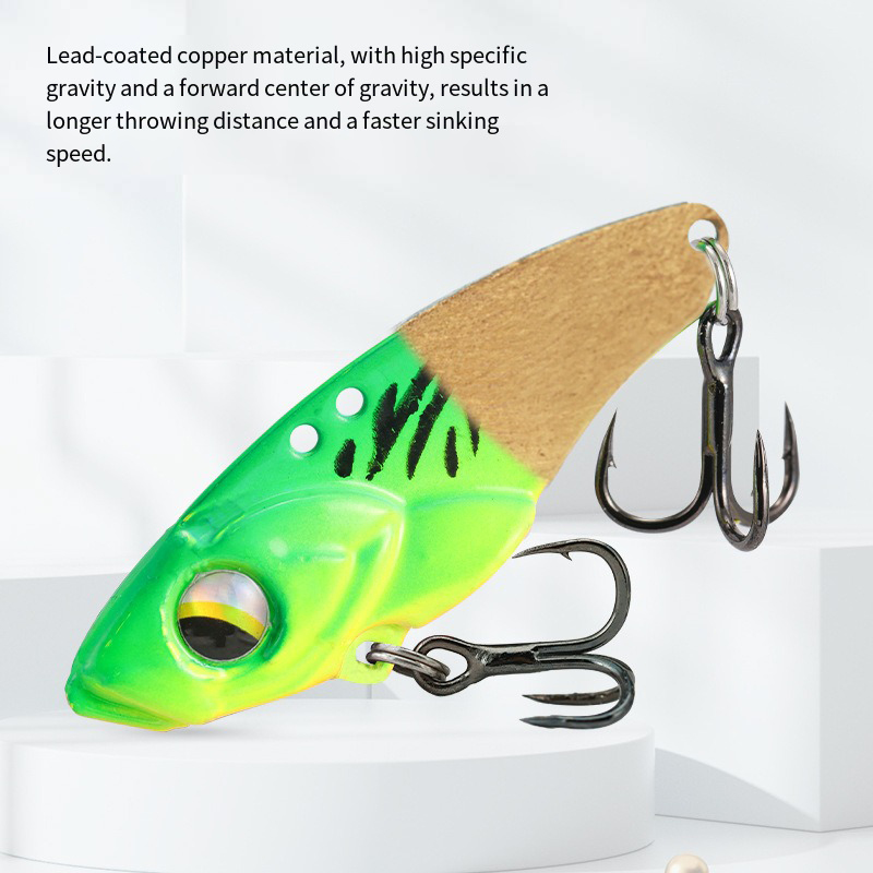 طعم صيد معدني اهتزازي صلب على  - مراجعة Fishing Hook Treble وسعره