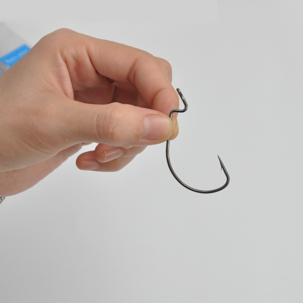 20 قطعة/الوحدة خطافات صيد تكسا - مراجعة Fishing Hook Offset وسعره