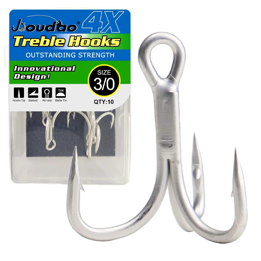 خطافات صيد ثلاثية من الفولاذ ع - مراجعة Fishing Hook Offset وسعره
