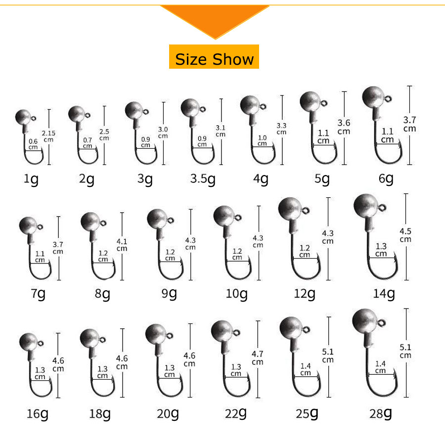 خطاف صيد بوزن 1 جرام، 2 جرام،  - مراجعة Fishing Hook Offset وسعره