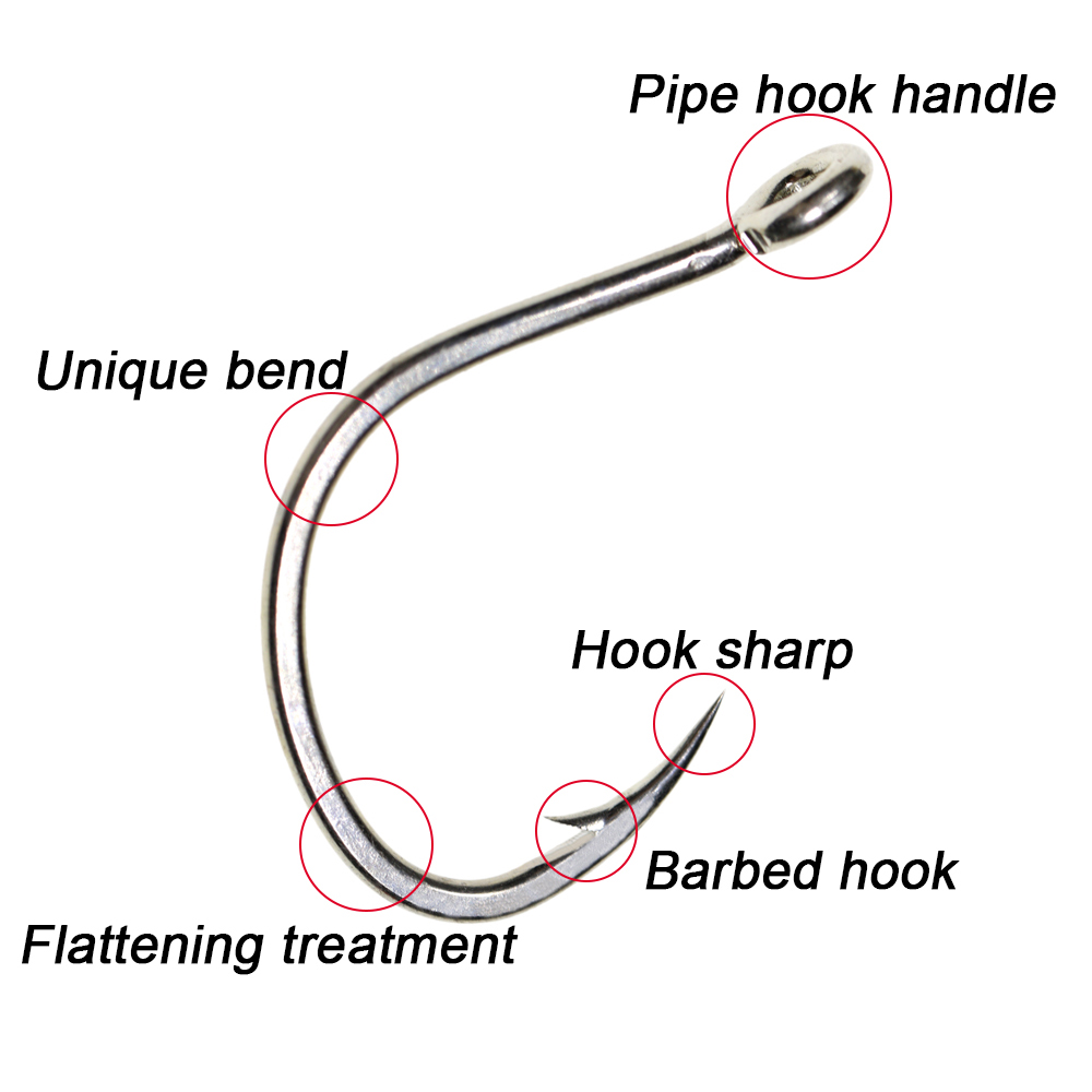 ICERIO 10 قطعة ماتي القصدير طل - مراجعة Fishing Hook Offset وسعره