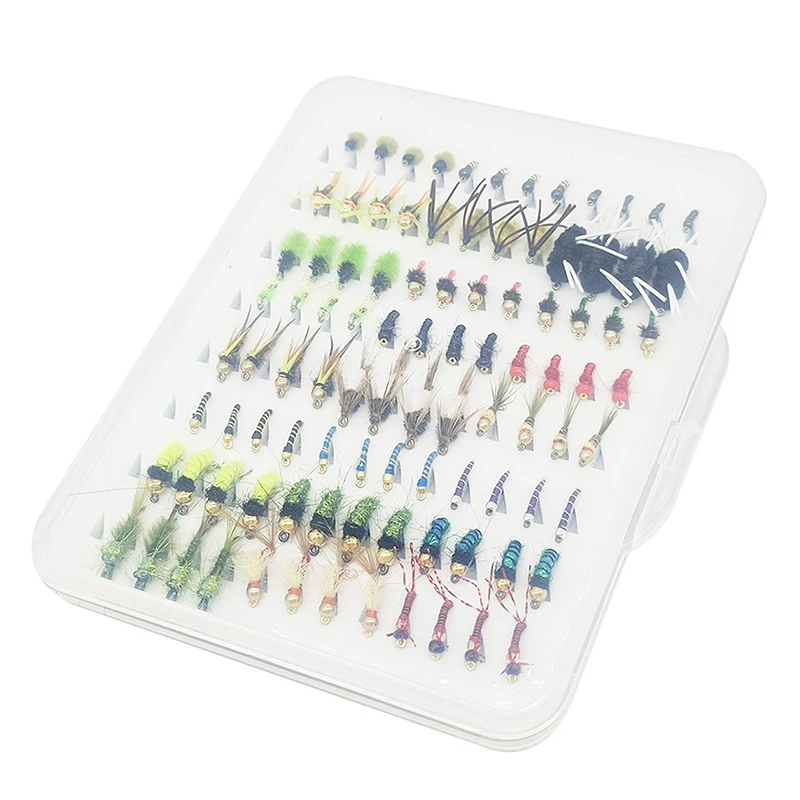 صندوق صيد السمك بالذباب مقاوم  - مراجعة Fishing Hook Size وسعره