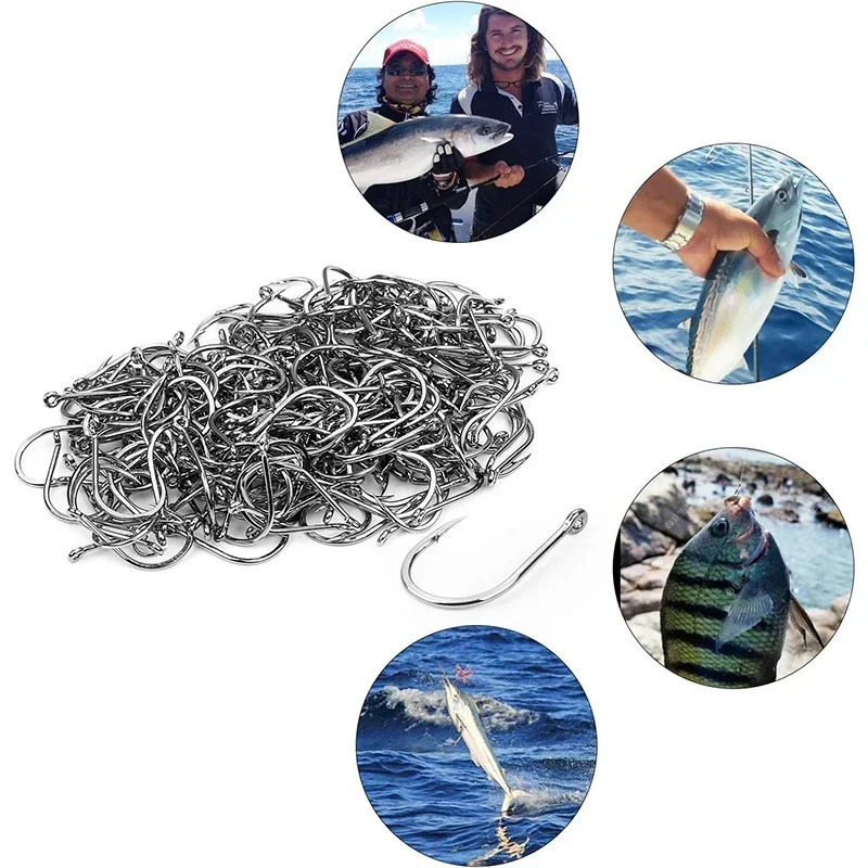 50-1600 قطعة/صندوق خطاف صيد ال - مراجعة Fishing Hook Barbless وسعره