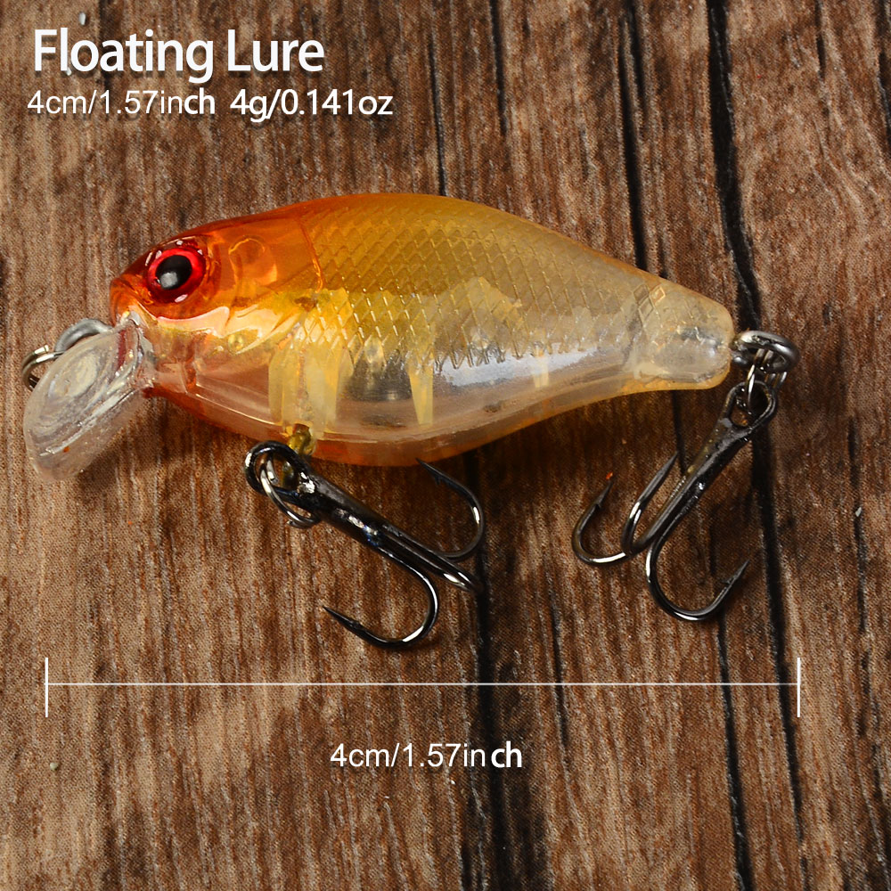 5 قطعة كرانكبيتس العائمة الطعم - مراجعة Fishing Hook Treble وسعره
