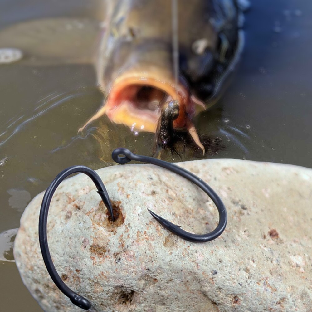 خطافات صيد سمك الشبوط هيريسي 5 - مراجعة Fishing Hook Offset وسعره