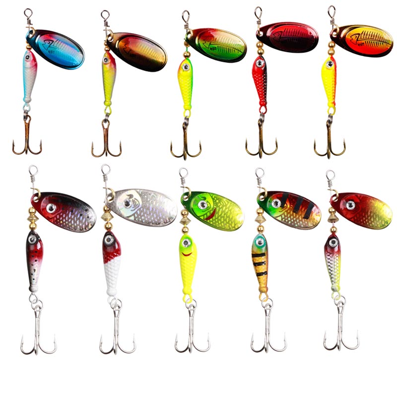 10 قطعة/المجموعة سبينر السحر 9 - مراجعة Fishing Hook Treble وسعره