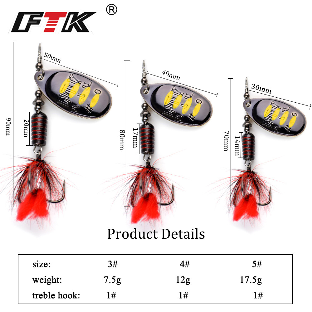 NGB طُعم صيد معدني دوار على شك - مراجعة Fishing Hook Treble وسعره